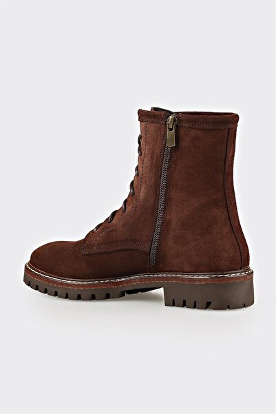 Elle Shoes Kahve Deri Kadın Günlük Bot