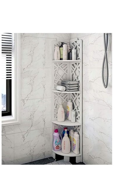 Generic FFD Freestanding Toilet Shelves Bathroom Corner Shelf Toilet Multipur...