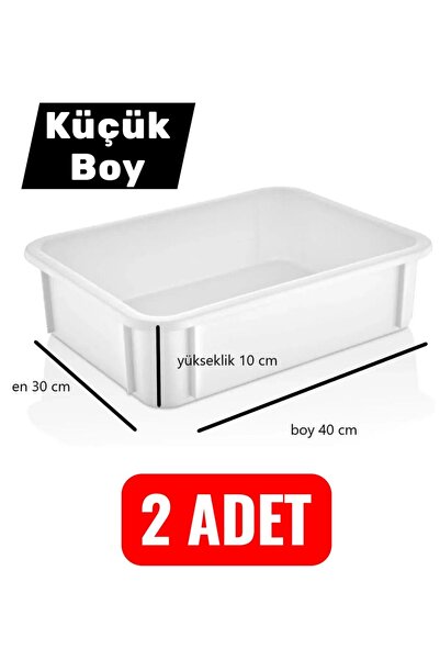 GastroPlast 2 ADET KÜÇÜK BOY POLİPROPİLEN PLASTİK HAMUR PASASI ( EN:30 , BOY:...