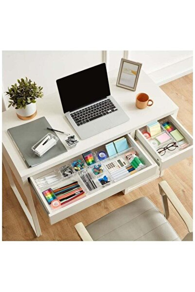 Generic Acrylic Drawer Organizer 25 Trays Set, Durable Clear Plastic Long Las...