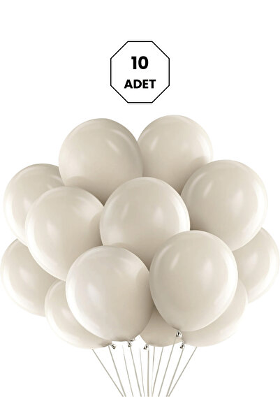 Bunloon Deniz Kumu Balon 10 Adet Pastel Renk – Soft Ton Parti ve Organizasyon...