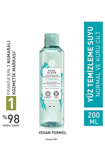 Yves Rocher Cildi Kurutmayan Makyaj Temizleme Suyu – Normal ve Kuru Ciltler