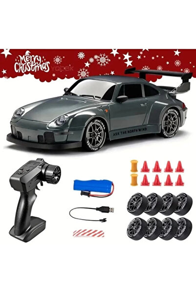 RC Power Porsche 911 1:24 Drift 4X4 Şarjlı RC Uzaktan Kumandalı 20 Km/s Hızında Hediyelik Oyuncak