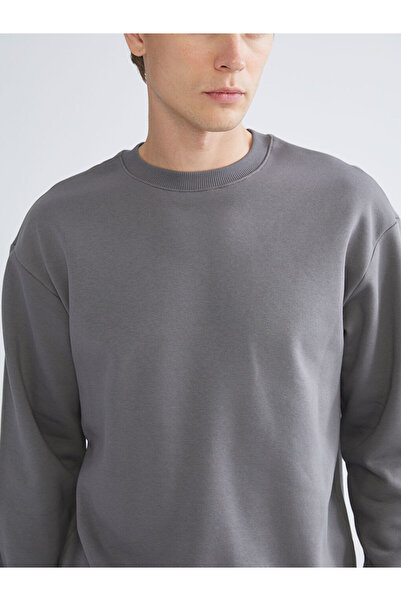 LC Waikiki Ποιοτικά ανταλλακτικά από το Çelebi Store |   Ανδρικό φούτερ με λαιμόκοψη