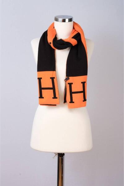 Sebir Moda H Patterned Double-Sided Knitwear Scarf