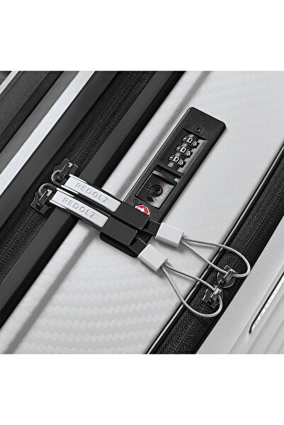 REDOLZ Essentials 17 4-wheel cabin trolley 55 cm soft-pocket laptop compartment