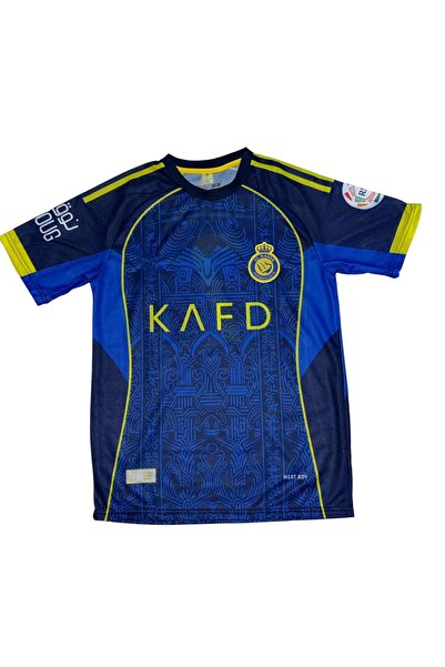 TETYS New Season High Quality Navy Blue Color Size 7 Cristiona Ronaldo Al-Nassr Adult Jersey