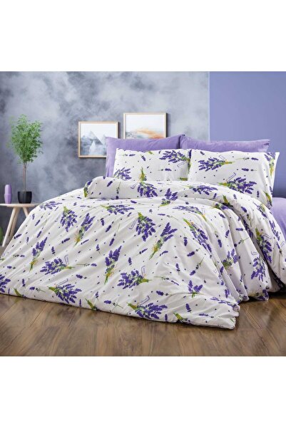Gasel Home طقم غطاء لحاف قطني مزدوج (بدون ملاية)