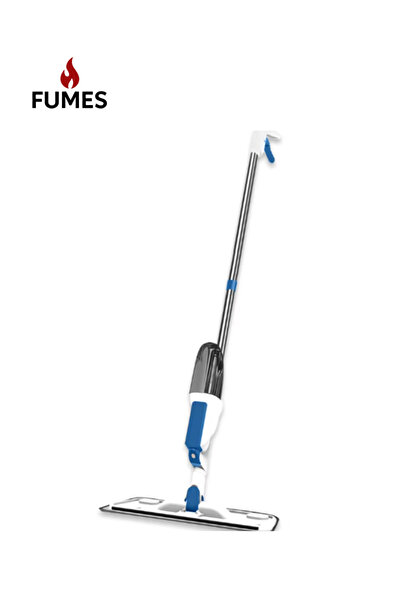 Fumes ممسحة رذاذ من الألياف الدقيقة قابلة للدوران 360 درجة لتنظيف الأرضيات مع وسادات قابلة للغسل وخزان مياه مدمج