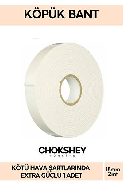 Onba Uzun Ömürlü Süngerli Ultra Yapışkan İç Dış Mekan Çok Amaçlı Çift Taraflı...