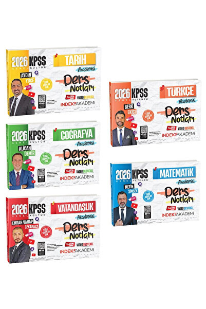 İndeks Akademi Yayıncılık 2026 KPSS Genel Yetenek Genel Kültür Akademisi Vide...