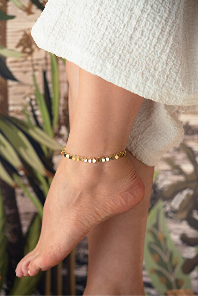 Silvano Jewelry 925 Ayar Gümüş Pullu Model Halhal