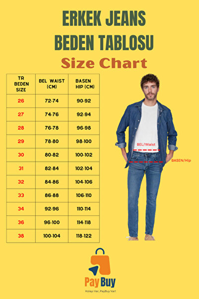 PayBuy Ανδρική μόδα Regular Fit Τζιν Παντελόνι Φαρδύ Μορφή Βαμβακερό Καθημερινό Συνδυασμός Εποχιακής Χρήσης