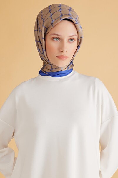 Belli Eșarfă Fresh Pure 7-27 Blue Mixed Pattern 49997