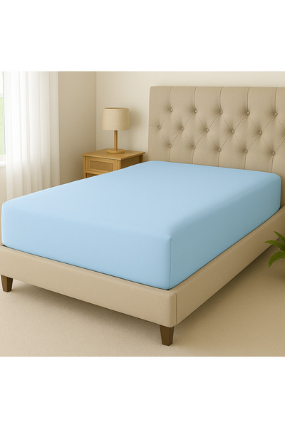 Gasel Home Double Personal Cotton Solid Color Woven Fabric Elastic Bed Sheet 140X200. 150 X 200. 160X200. 180 X 200