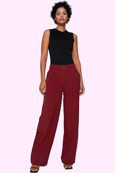 PayBuy Women's Fashion Wide Leg Woven Pants High Waist Regular Length Casual Daily Summer Use