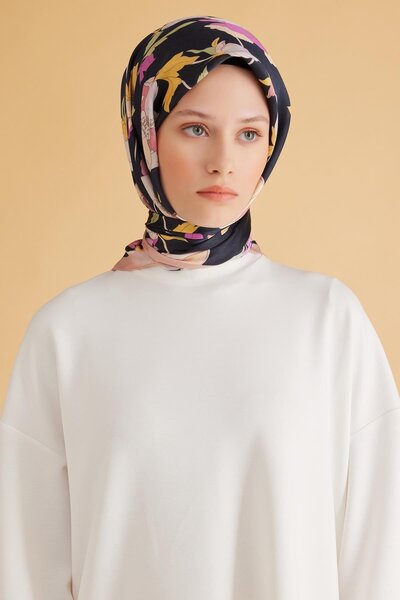 Belli وشاح فريش بيور 2-05 أزرق داكن نمط مختلط 49985