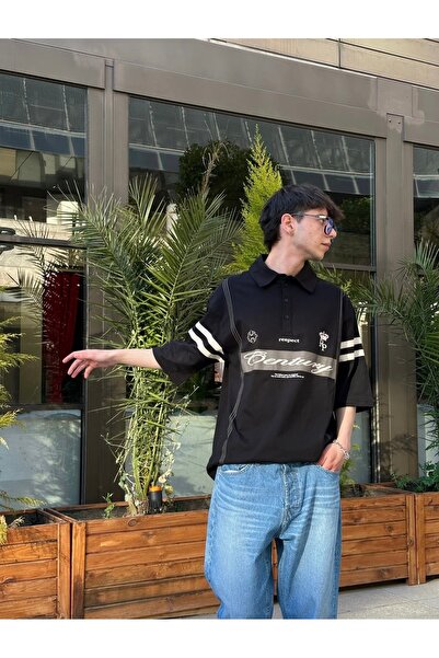 Venüs Polo yaka baskili t-shirt