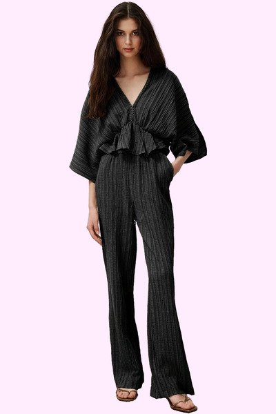 PayBuy Women's Fashion High Waist Woven Pants Comfortable Fit Summer for Daily Combinations