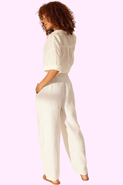 PayBuy Women's Fashion High Waist Wide Leg Linen Pants Casual Chic Weekend Summer