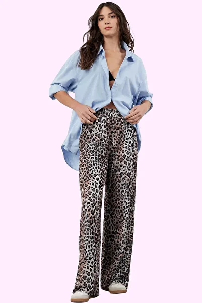 PayBuy Women's Fashion Wide Leg Relaxed Fit High Waist Pants Summer Casual Daily Use