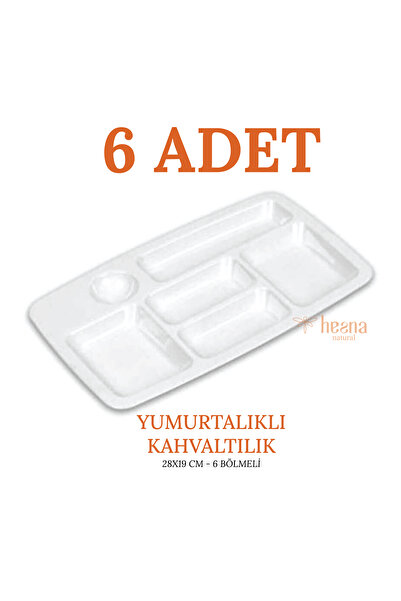 Hesna Natural Unbreakable Breakfast Table D'Hote Tray - with Egg