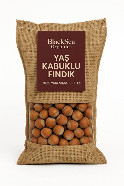 BlackSeaOrganics 2025 Yeni Mahsul Kabuklu Fındık 1 Kg
