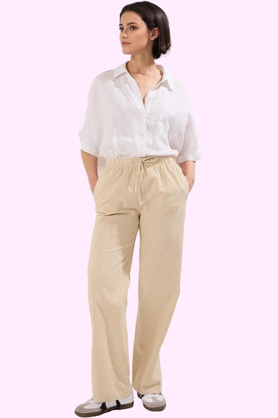 PayBuy Women's Fashion High Waist Wide Leg Pants Solid Pattern Daily Use Weekend Quality Material