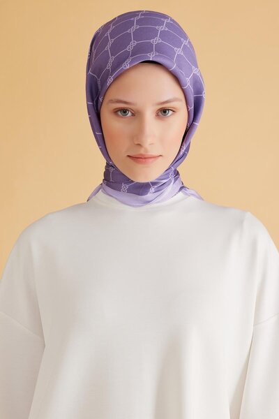 Belli Eșarfă Fresh Pure 7-24 Purple Mixed Pattern 49995