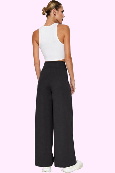 PayBuy Women's Fashion High Waist Wide Leg Pleated Pants Casual Chic Weekend Summer