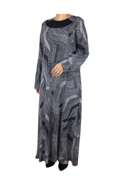 ECE GİYİM Mother Patterned Dress with Handle Anne3