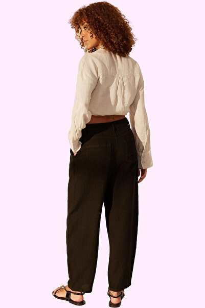 PayBuy Women's Fashion High Waist Wide Leg Linen Pants Summer Style Meets