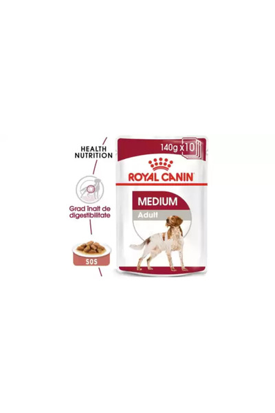 Royal Canin ROYAL CANIN Medium Adult 10x140g