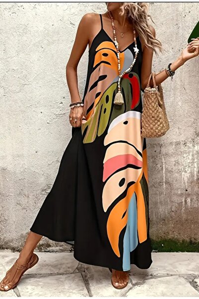 Butik V-Neck Strap Dress