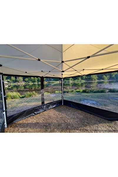 atabay outdoor 3x3 m 35 mm Altıgen Sineklikli Gazebo Tente