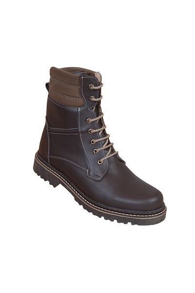 Ciucaleti Men's casual boots made of genuine leather, fur lined, winter model, Army Force GKR55