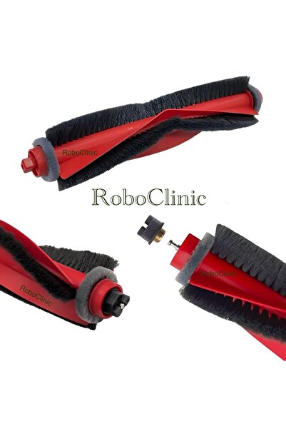 Roboclinic Roborock Q8 Max Pro (Μοντέλο 2025!!) Ανταλλακτική κύρια βούρτσα συμβατή με ρομπότ ηλεκτρική σκούπα, πλαϊνή βούρτσα-4 τεμάχια