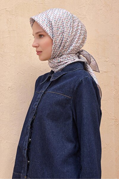 Belli Κασκόλ Twill Μετάξι - 4128-04 Γκρι
