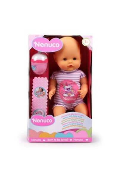 GIOCHI PREZIOSI Nenuco Doll with Bottle & Rattle Toy - Giochi Preziosi