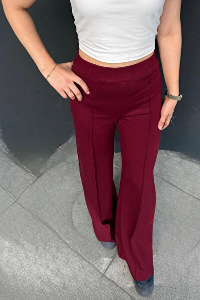 thesunfyre Women's 100% Capital Fabric Premium Quality Chic Palazzo Corselet Pants