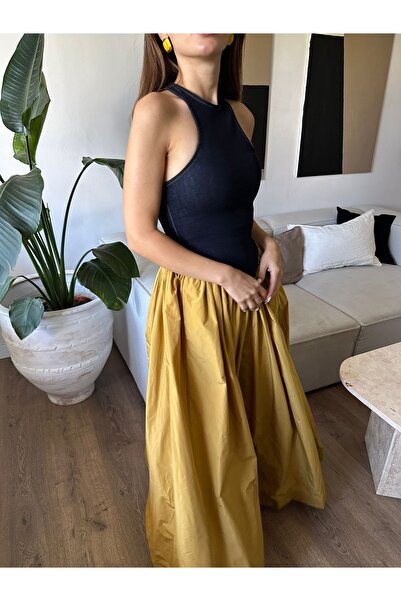 Özgece TASARIM DENİM PARAŞÜT ELBİSE