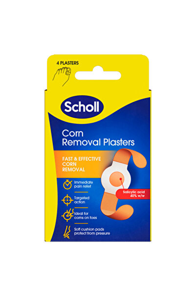 SCHOLL FOOT CARE Plasturi pentru indepartarea bataturilor, 4 bucati, Scholl