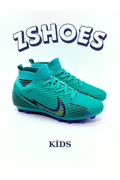 ZSHOES Çocuk-Genç Çoraplı/Bilekli Esnek Krampon Yeni Sezon (BİR NUMRA BÜYÜK TERCİH EDİNİZ)