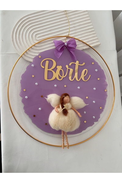 Karudesignn PLEKSİ PERİ KIZI KAPI SÜSÜ