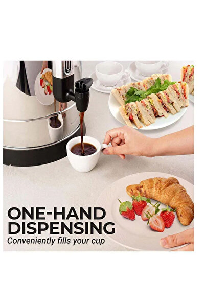 Micro Plus Water Urn Boiler, 20 Litre Large Capacity Stainless Steel