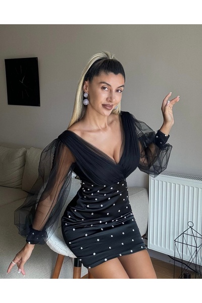 Butik Siyah elbise
