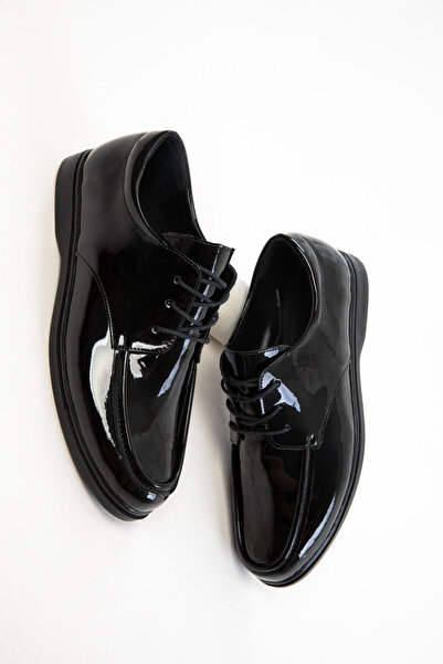 SOHO Siyah Rugan Kadın Loafer Ayakkabı 20831