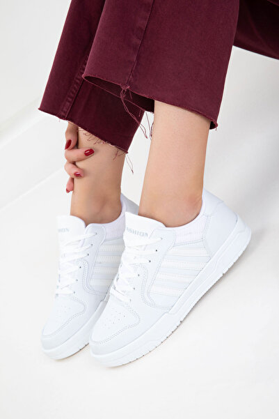 SOHO Weißer Unisex-Sneaker 20835