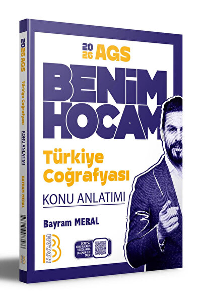 Benim Hocam Yayınları Benim Hocam 2026 Ags Türkiye Coğrafyası Konu Anlatımlı