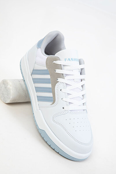 SOHO Weiß-Blauer Unisex-Sneaker 20835